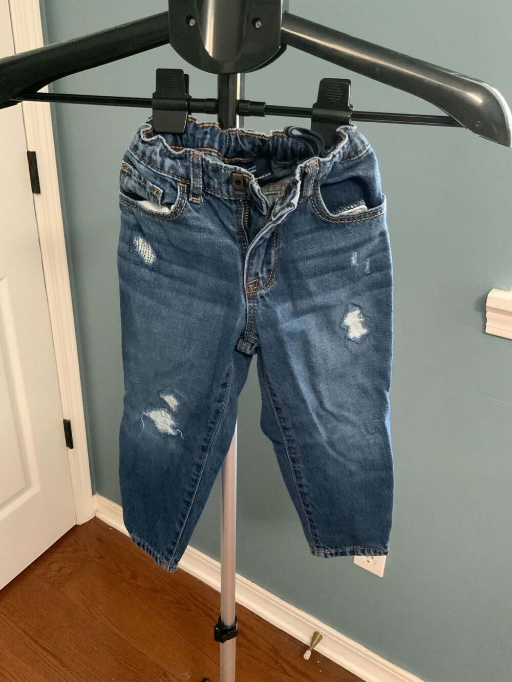 GAP Just Like Mom Jean Size 4 Years Toddler Distressed Denim